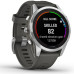 Garmin fenix 7S Pro Solar Edition Silver with Graphite Band