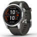 Garmin fenix 7S Pro Solar Edition Silver with Graphite Band