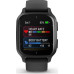 Garmin Venu Sq 2 Music Edition Slate Aluminum Bezel with Black Case and Silicone Band