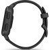 Garmin Venu Sq 2 Music Edition Slate Aluminum Bezel with Black Case and Silicone Band