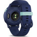 Garmin vívoactive 5 Metallic Navy Aluminum Bezel with Navy Case and Silicone Band