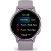 Garmin vívoactive 5 Metallic Orchid Aluminum Bezel with Orchid Case and Silicone Band