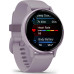 Garmin vívoactive 5 Metallic Orchid Aluminum Bezel with Orchid Case and Silicone Band