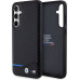 BMW M PU Carbon Blue Line Zadní Kryt pro Samsung Galaxy S23 FE Black