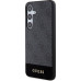 Guess PU 4G Stripe Zadní Kryt pro Samsung Galaxy S24+ Grey