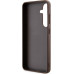 Guess PU 4G Stripe Zadní Kryt pro Samsung Galaxy S24+ Brown