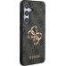 Guess PU 4G Metal Logo Zadní Kryt pro Samsung Galaxy S24 Grey