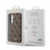 Guess 4G Charms Zadní Kryt pro Samsung Galaxy S24 Brown