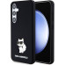 Karl Lagerfeld Liquid Silicone Choupette NFT Zadní Kryt pro Samsung Galaxy S24+ Black