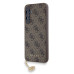 Guess 4G Charms Zadní Kryt pro Samsung Galaxy A55 Brown