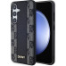 DKNY PU Leather Checkered Pattern Magsafe Zadní Kryt pro Samsung Galaxy S24 Black