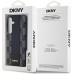 DKNY PU Leather Checkered Pattern Magsafe Zadní Kryt pro Samsung Galaxy S24 Black