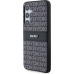 DKNY PC/TPU Repeat Pattern Tonal Stripe Zadní Kryt pro Samsung S24 Black