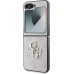 Guess PU 4G Metal Logo Zadní Kryt pro Samsung Galaxy Z Flip6 Pink