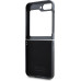 BMW M PU Carbon Tricolor Stripe Zadní Kryt pro Samsung Galaxy Z Flip6 Black