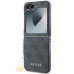 Guess 4G Charm Zadní Kryt pro Samsung Galaxy Z Flip6 Grey