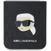 Karl Lagerfeld PU Saffiano Monogram Karl Head Zadní Kryt pro Samsung Galaxy Z Flip6 Black