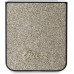 Guess PC/TPU Glitter Flakes Metal Logo Zadní Kryt pro Samsung Galaxy Z Flip6 Gold