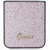 Guess PC/TPU Glitter Flakes Metal Logo Zadní Kryt pro Samsung Galaxy Z Flip6 Pink