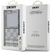 DKNY PU Leather Checkered Pattern and Stripe Zadní Kryt pro Samsung Galaxy Z Flip6 Beige