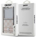 DKNY PU Leather Checkered Pattern and Stripe Zadní Kryt pro Samsung Galaxy Z Flip6 Pink