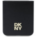 DKNY PU Leather Stack Logo Zadní Kryt pro Samsung Galaxy Z Flip6 Black