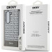 DKNY PU Leather Repeat Pattern Bottom Stripe MagSafe Zadní Kryt pro Samsung Galaxy Z Fold6 Brown