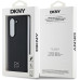 DKNY PU Leather Stack Logo MagSafe Zadní Kryt pro Samsung Galaxy Z Fold6 Black