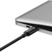 Baseus CAWJ040001 Tungsten Gold Fast Charging Datový Kabel USB-C - USB-C 240W 1m Black