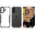 Tactical Quantum Stealth Kryt pro Apple iPhone 16 Clear/Black