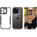 Tactical Quantum Stealth Kryt pro Apple iPhone 16 Pro Clear/Black