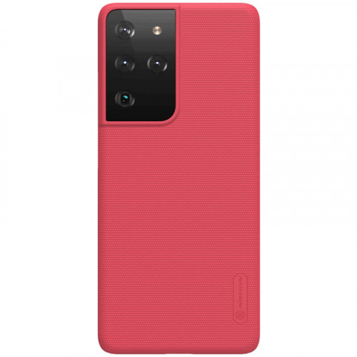 Nillkin Super Frosted Zadní Kryt pro Samsung Galaxy S21 Ultra 5G Bright Red