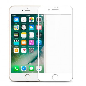 Mocolo 5D Tvrzené Sklo White pro iPhone 7 / 8 / SE (2020) / SE (2022)