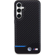 BMW M PU Carbon Blue Line Zadní Kryt pro Samsung Galaxy S23 FE Black