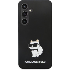 Karl Lagerfeld Liquid Silicone Choupette NFT Zadní Kryt pro Samsung Galaxy S24 Black