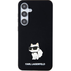 Karl Lagerfeld Liquid Silicone Choupette NFT Zadní Kryt pro Samsung Galaxy S24+ Black