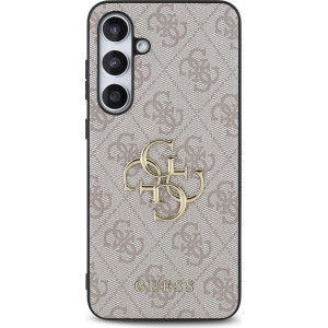 Guess PU 4G Metal Logo Zadní Kryt pro Samsung Galaxy S24 FE Pink