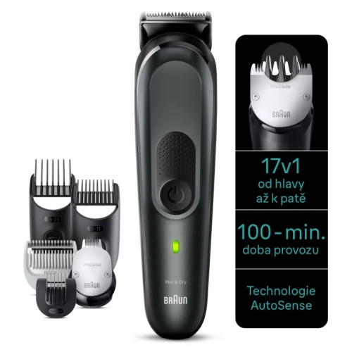 Braun All-In-One Style Kit 17v1 Series 7 Grey MGK7491 + Gillette ProGlide