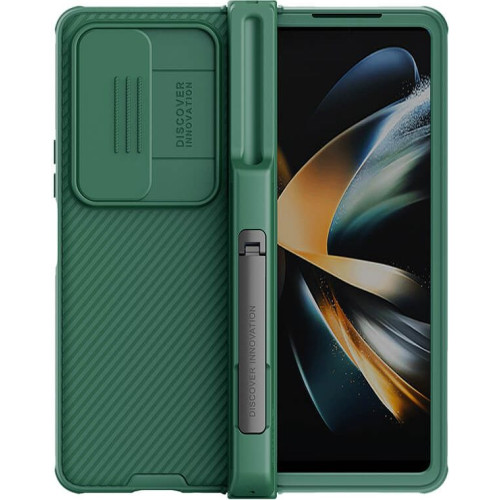 Nillkin CamShield PRO Slot+Stand Zadní Kryt pro Samsung Galaxy Z Fold4 Deep Green