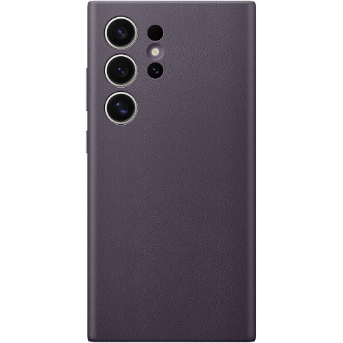 Samsung Kožený Kryt pro Galaxy S24 Ultra Dark Violet