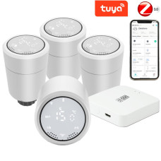 Immax NEO Smart Termostatická hlavice 4+1 Starter Kit, Zigbee, 3.0 TUYA (07732C)